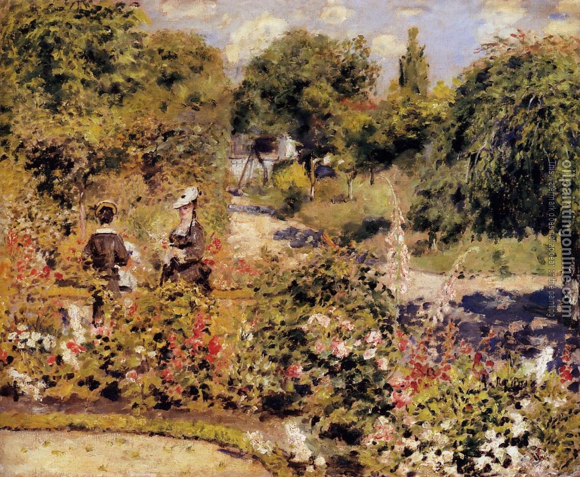 Renoir, Pierre Auguste - The Garden at Fontenay